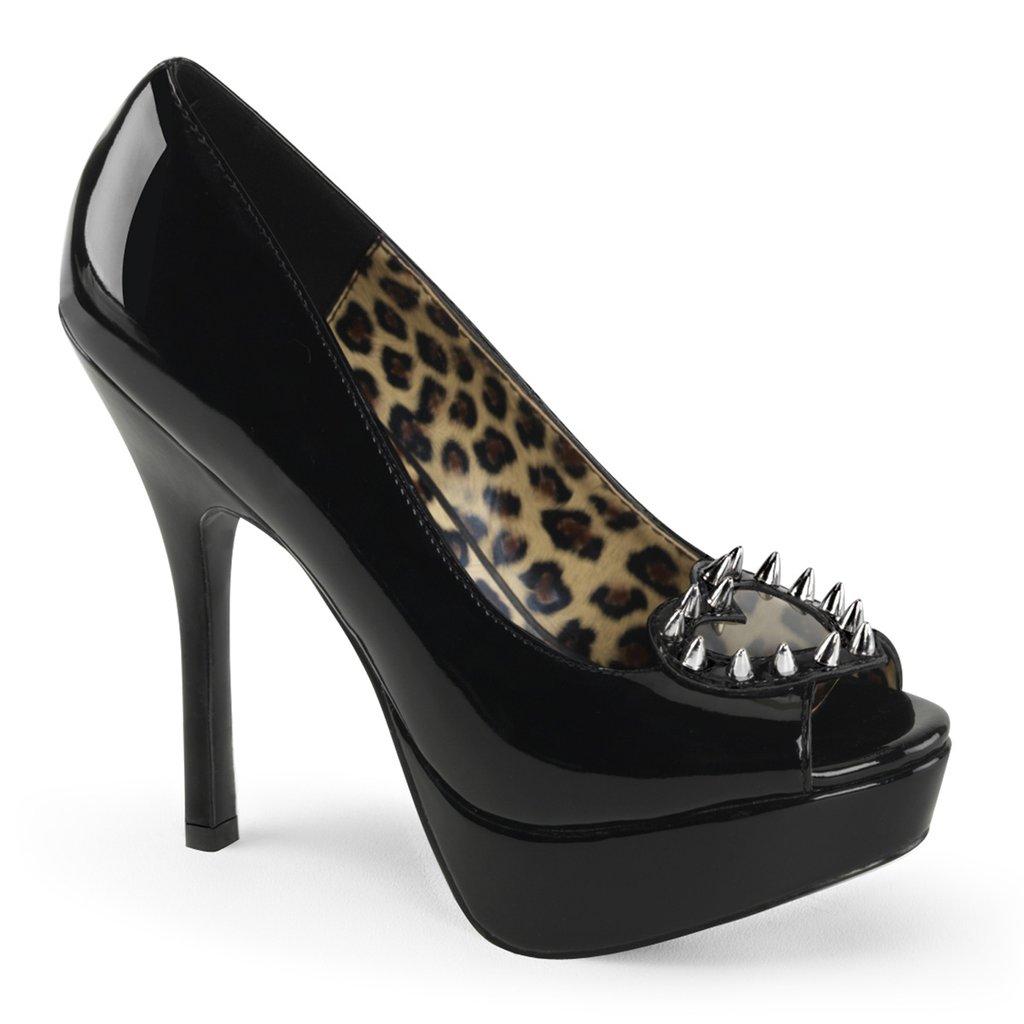 Chaussures Plateforme Demonia Pixie 17 Femme - Noir 41682-QOEB